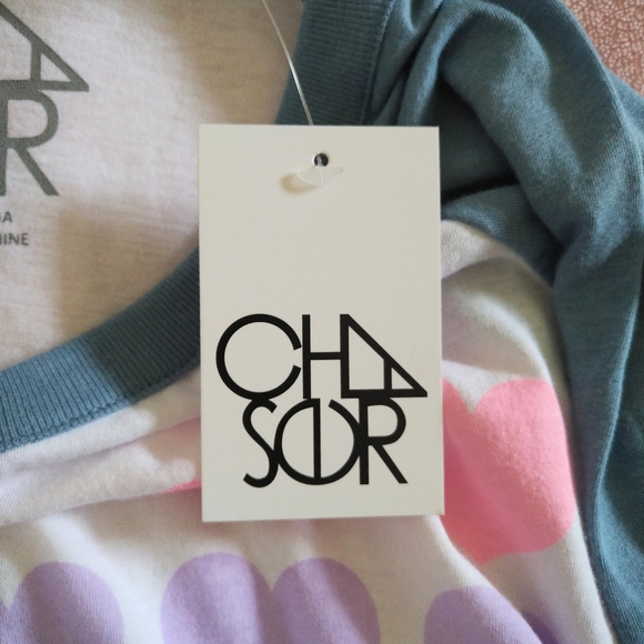 Chaser Pastel Hearts💕 Raglan (Baseball⚾) Tee - Picture 8 of 12